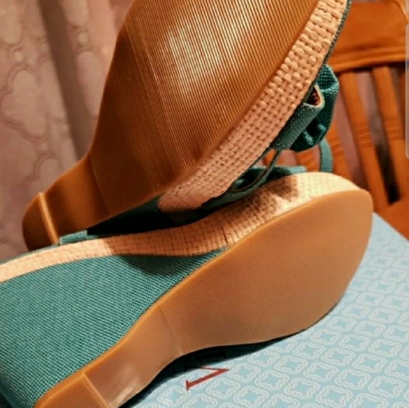 VITTORIO D' FIRENZE Wedges Sandals 6 - Picture 9 of 11